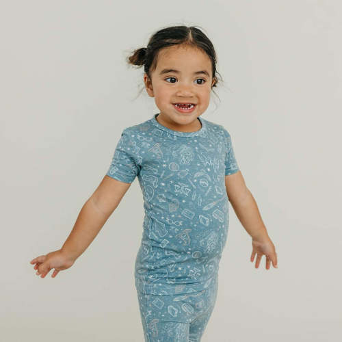 2pc Short Sleeve Pajama Set - Hogwarts