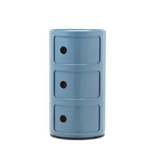Kartell Componibili 3-Tier Storage - Sky Blue