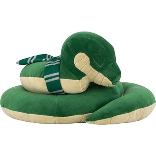Jazwares Harry Potter Slytherin Snake 18-inch Sleeping Plush - Ultrasoft Officially Licensed Warner Brothers Product Ages 2+