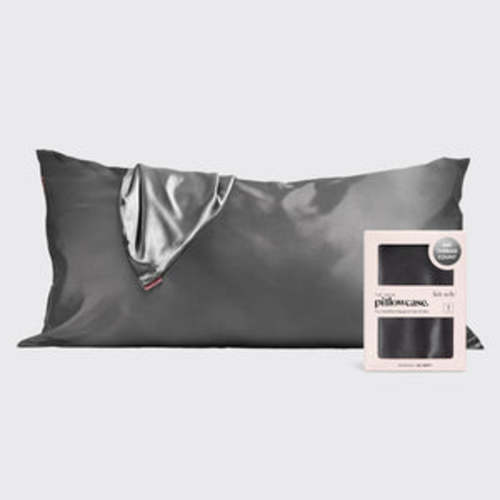Satin Pillowcase in Charcoal - King – KITSCH