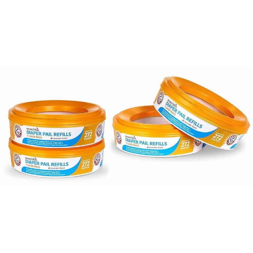 Munchkin Arm and Hammer Diaper Pail Refill Rings, 1088 Count