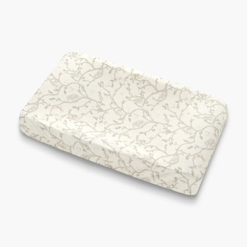 Animal Parade Changing Pad Cover - Ivory | Gooselings