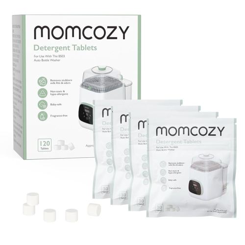 Momcozy Official Washing Block for Momcozy KleanPal Pro Baby Bottle Washer, 120 Detergent Tablets
