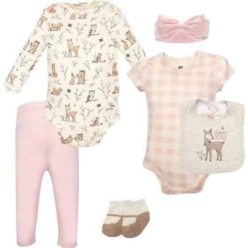 Hudson Baby Unisex Baby Cotton Layette Set