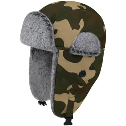 Sarfel Waterproof Toddler Winter Hat Baby Boy Winter Hat with Warm Fleece Kids Trapper Hat Girls Winter Hat Toddler Snow Hat