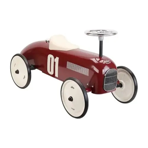 Ride-on car burgundy