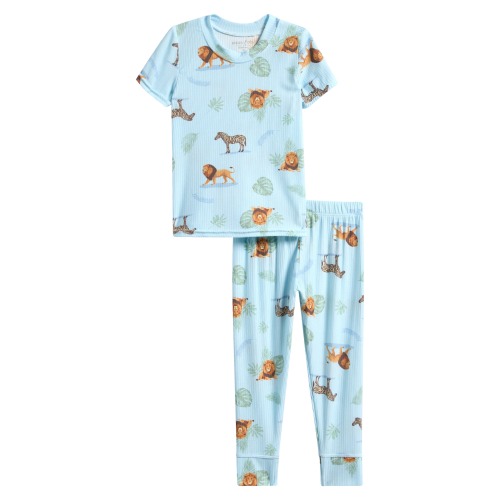 Poppy & Clay Printed Stretch Viscose Pajama Set | Nordstromrack