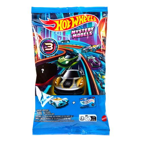 Hot Wheels Mystery Models Surprise Toy Car or Truck in 1:64 Scale with Themed Mixes