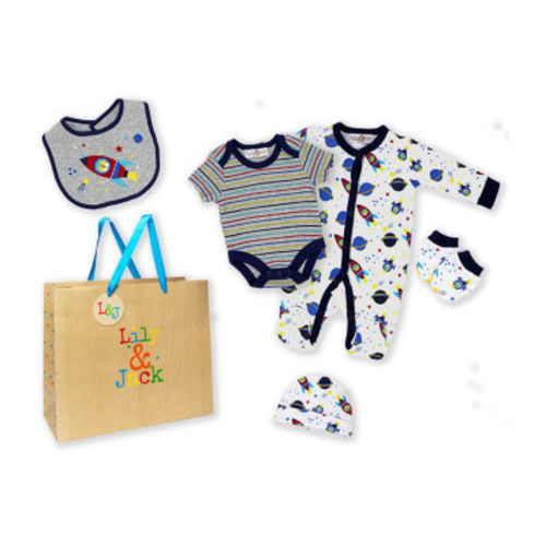 3 Stories Trading Company Baby Boys 5-pc. Baby Clothing Set