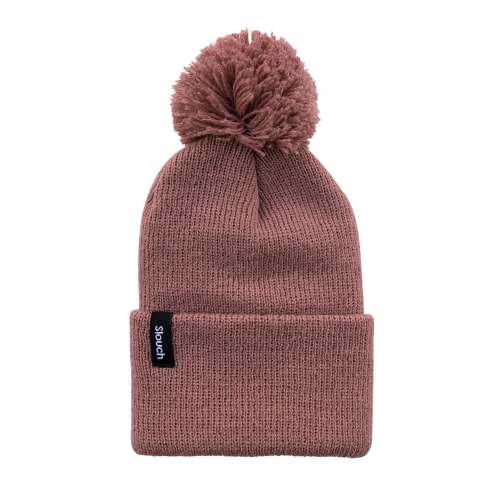 Clay Knit Cuff Beanie w/ Pom