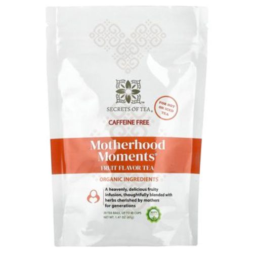 Secrets of Tea Motherhood Moments®, Fruit, Caffeine Free, 20 Tea Bags, 1.47 oz (41 g)