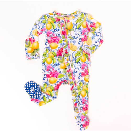 Carpe Lemon Ruffle Footie