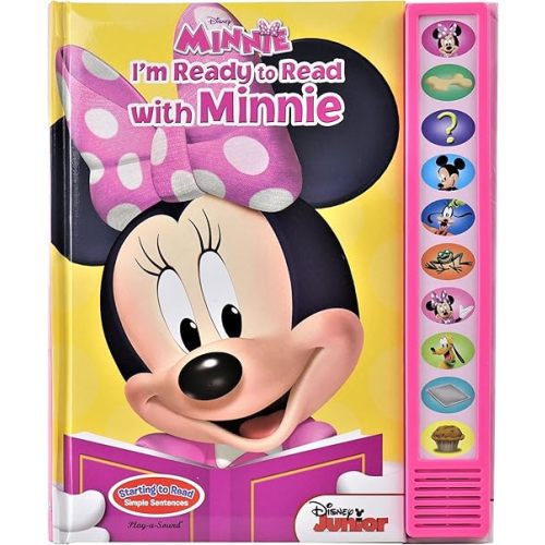 Disney Minnie Mouse - I'm Ready to Read with Minnie Sound Book - PI Kids Hardcover – Sound Book, May 1, 2013