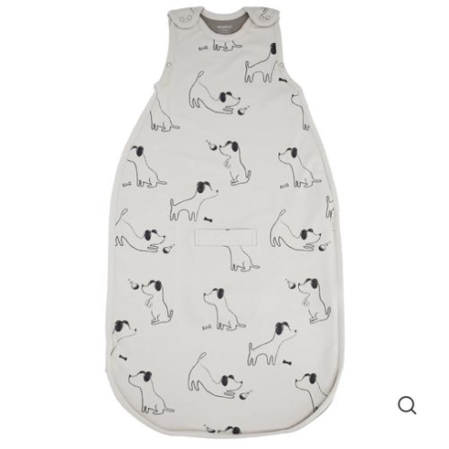 2mo-2yrs (1) | 4 Season® Ultimate Baby Sleep Bag, Merino Wool & Organic Cotton, Puppy
