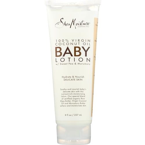 Shea Moisture 100 Percent Virgin Coconut Oil Baby Lotion for Kids - 8 Oz Body Lotion, 8 Ounce