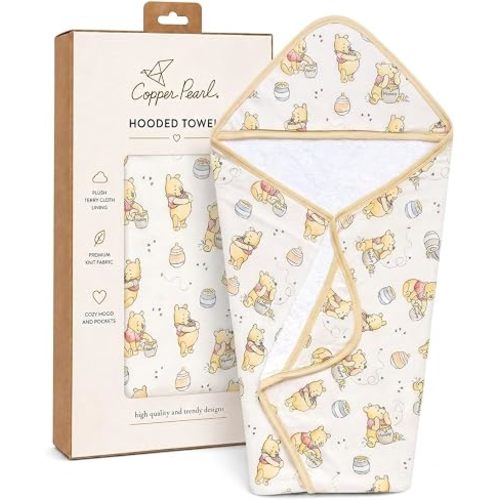 Copper Pearl Premium Knit Hooded Bath Towel Hunny