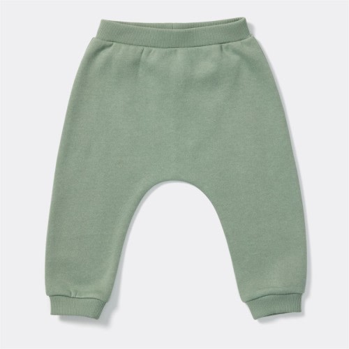 Dymples Baby Basic Fleece Track Pants - Sage Green - Size 00