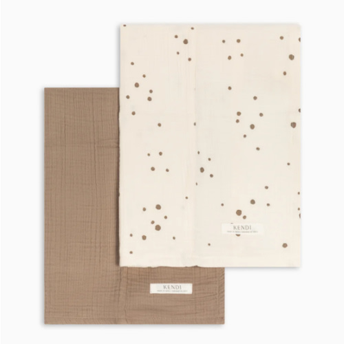 2-Pack Muslin Burp Cloths