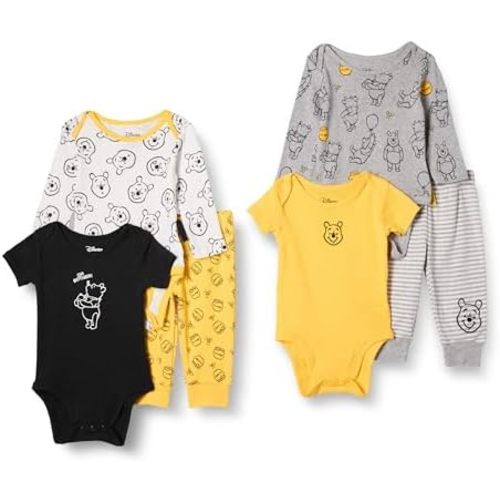 Amazon Essentials Disney | Marvel | Star Wars Unisex Babies' 6-Piece Outfit Set, Pack of 6