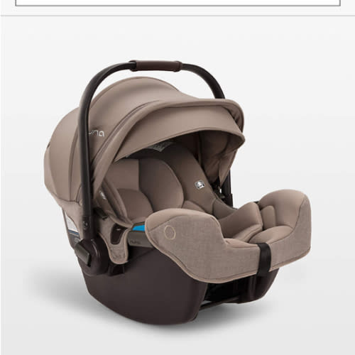 Nuna ® PIPA ™ rx Cedar Brown Reclining Infant Car Seat + PIPA RELX ™ Base