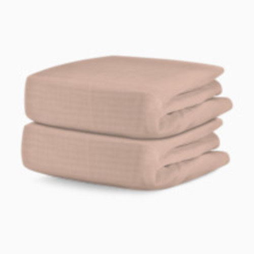 Newton Baby 2-Pack Organic Cotton Breathable Crib Sheets - Clay
