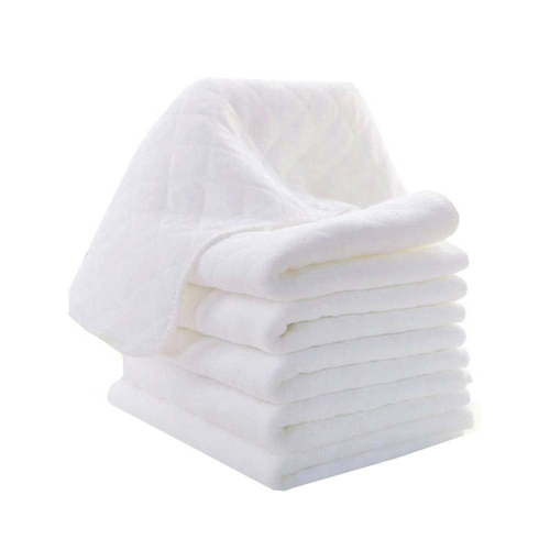 Diapers Newborn Baby, Cloth Diapers for Babies, 5-Pack Infant White Washable Cloth Diapers with 3-Layer Absorbent Core, Reusable Nappies for 0-3 Years, Eco-Friendly Baby Care