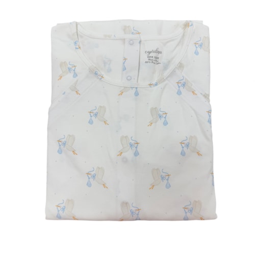 Stork Print Labor & Delivery Gown – Caprilina