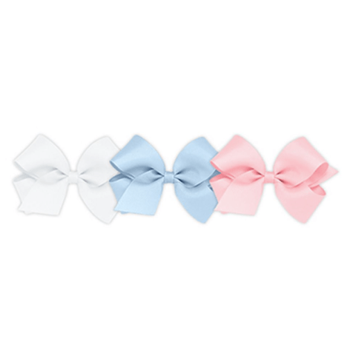 BUY MORE AND SAVE! 3 Medium Classic Grosgrain Girls Hair Bow
