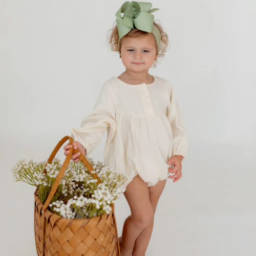 Remi Romper | Vanilla Ice