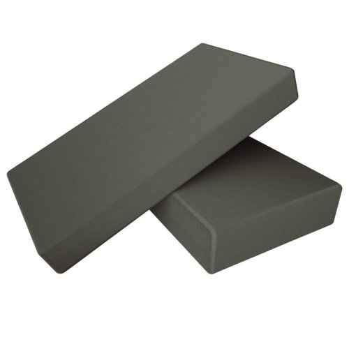 NTBAY 2 Pack Microfiber Fitted Crib Sheets, Ultra Cozy and Soft, 28" x 52", Dark Gray