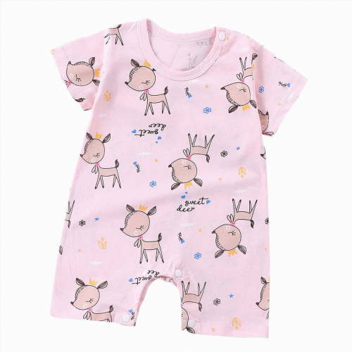 felwors Baby Boy Outfits Boys or Girls Snap-up Romper, Unisex Clothes Newborn to Infant Sizes(Z01-Pink,0-6 Months)