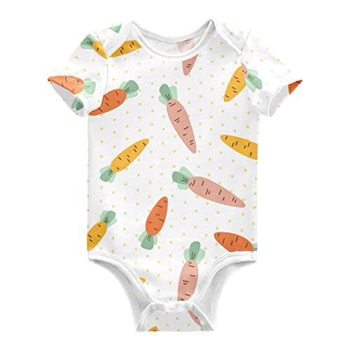 vvfelixl Baby Girl Short Sleeve Bodysuits,Horse Pony Zebra Donkey Baby Onepiece Outfits for 0-3 Months