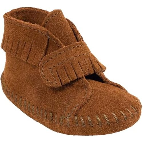 Minnetonka Front Strap Bootie (Infant/Toddler)