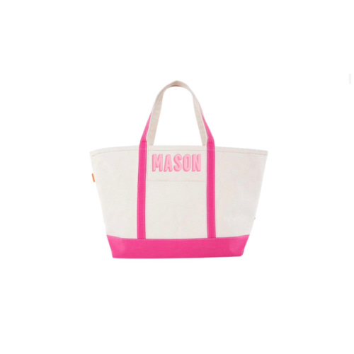 Embroidered Monogram Tote - Personalized Travel Bag