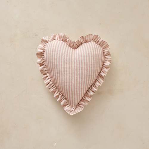 Heart Ruffle Pillow | Finley