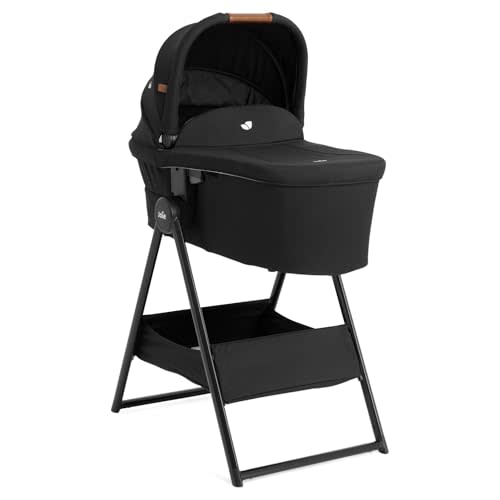 Joie Baby 2-in-1 Carry Cot & Sleep-Safe Bassinet, Newborn Ready | With included Bassinet Stand. Compatible with Joie Kava, Poppy Whirl, and Chive Strollers.