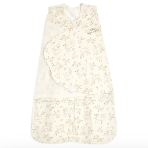 100% Cotton Baby Swaddle Forest Lullaby | Newborn | HALO US