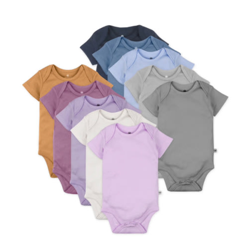 10-Pack Organic Cotton Short Sleeve Bodysuits | Honest Baby Clothing