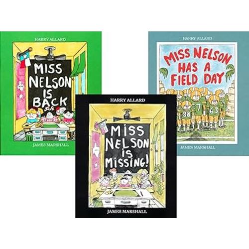 Set of 3 paperback copies of title: Miss Nelson is Back
