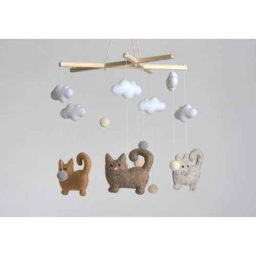 Cat baby mobile, Home Pet Nursery Decoration
