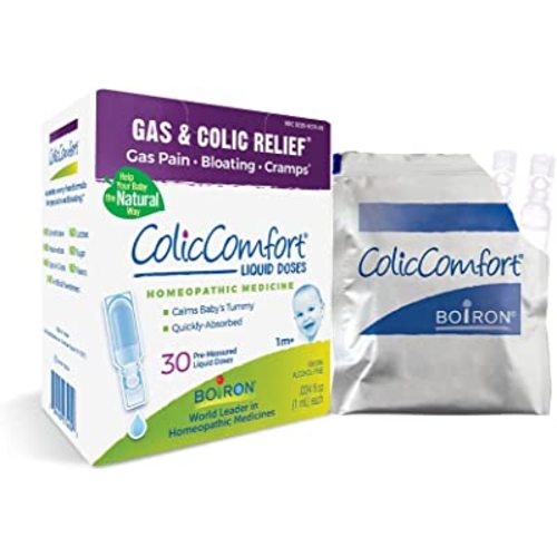 Boiron ColicComfort Single-Use Drops for Relief from Colic Symptoms of Gas Pain, Bloating, and Cramps - Sterile and Non-Drowsy Liquid Doses - 30 Count (Pack of 1)