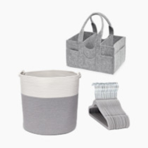 Sprucely Essential Nursery Organization Bundle - Grey