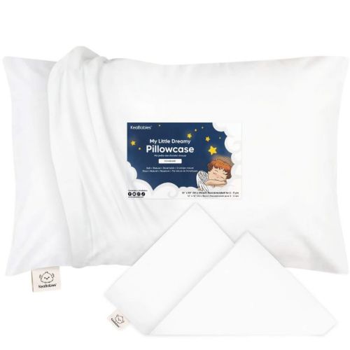 KeaBabies Toddler Pillowcase for 13X18 Pillow, Organic Toddler Pillow Case, Travel Pillow Case Cover