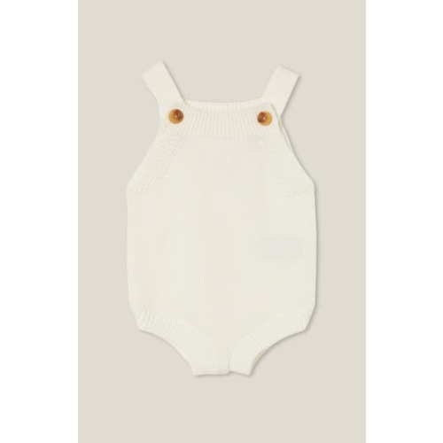 Organic Knit Bubbysuit, 3-6M