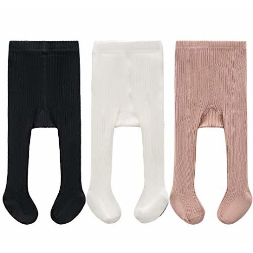 CECORC Baby Girls Tights Toddler Cable Knit Leggings Thick Cotton Infant Stockings Pantyhose 1-10T