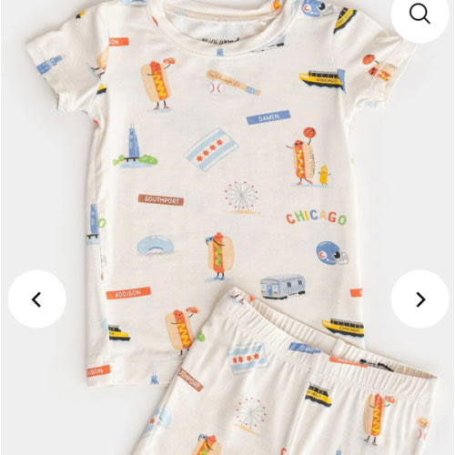 Chicago Field Trip Loungewear Set - S/S and Shorts