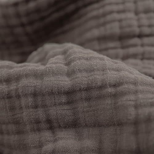 Little Unicorn: Newborn Muslin Quilt - Mocha