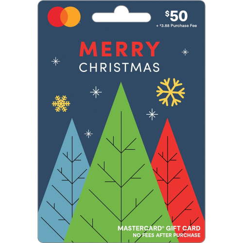 Mastercard Holiday $50 gift card
