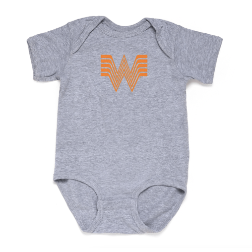 Grey Flying W Baby Bodysuit