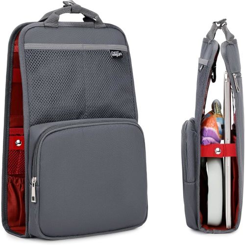 GillyGro Unisex Foldable Vertical Backpack Organizer Insert for Tote Bag, Carry On, Picnic, Camping - With Pockets & Handle